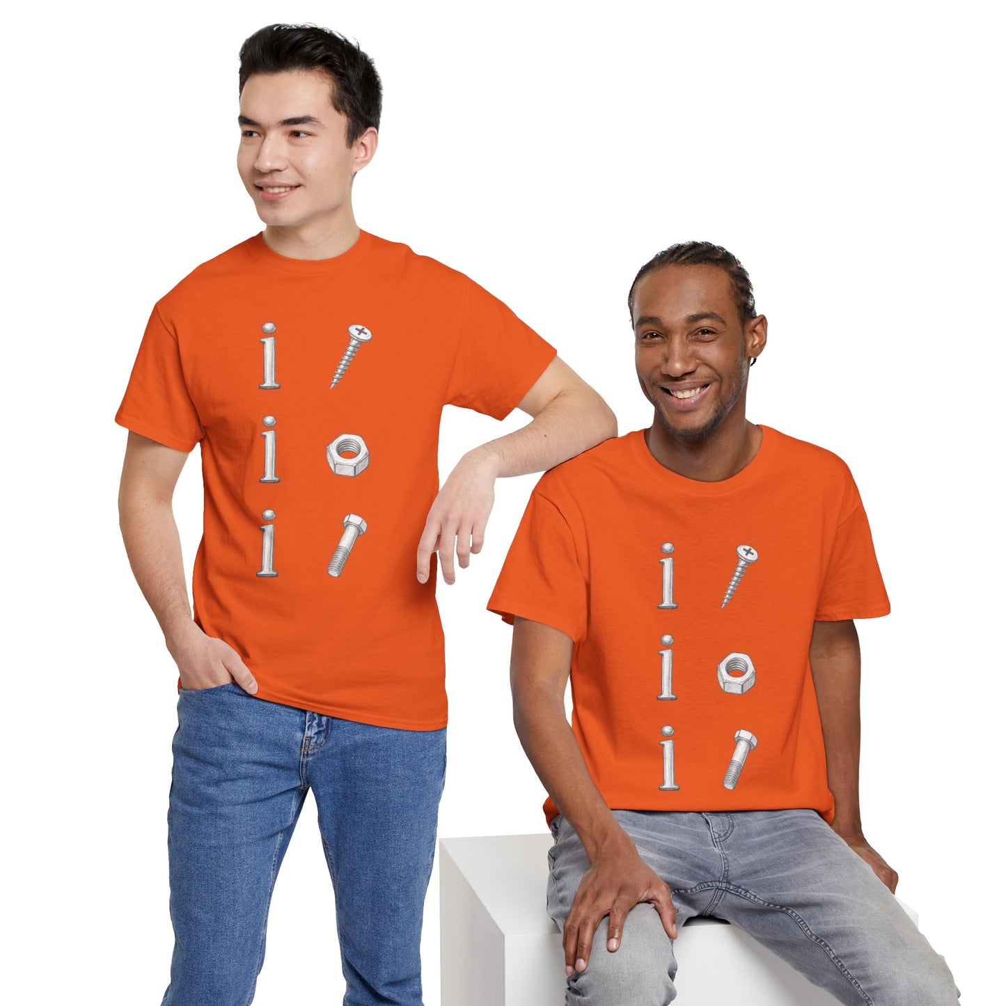 i screw, i nut, i bolt | Vintage Graphic T-shirt