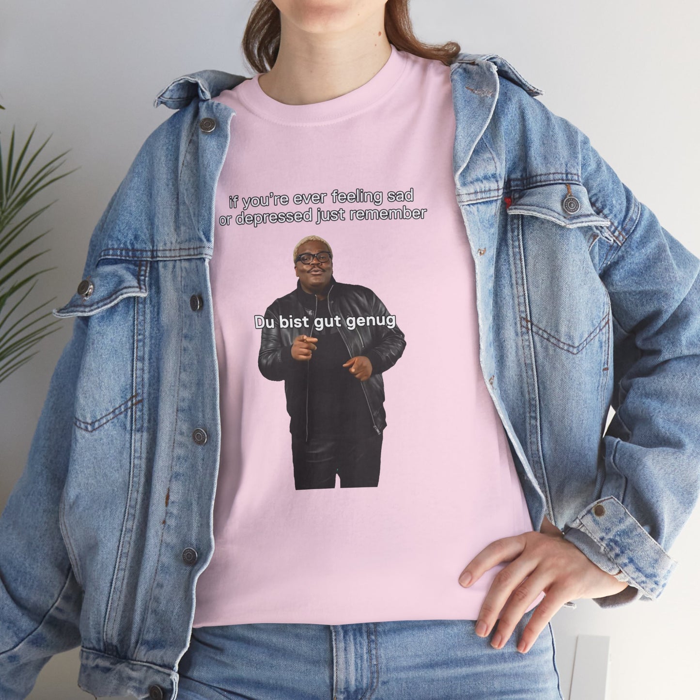 If you're feeling sad - Du bist gut genug | Vintage Graphic T-Shirt