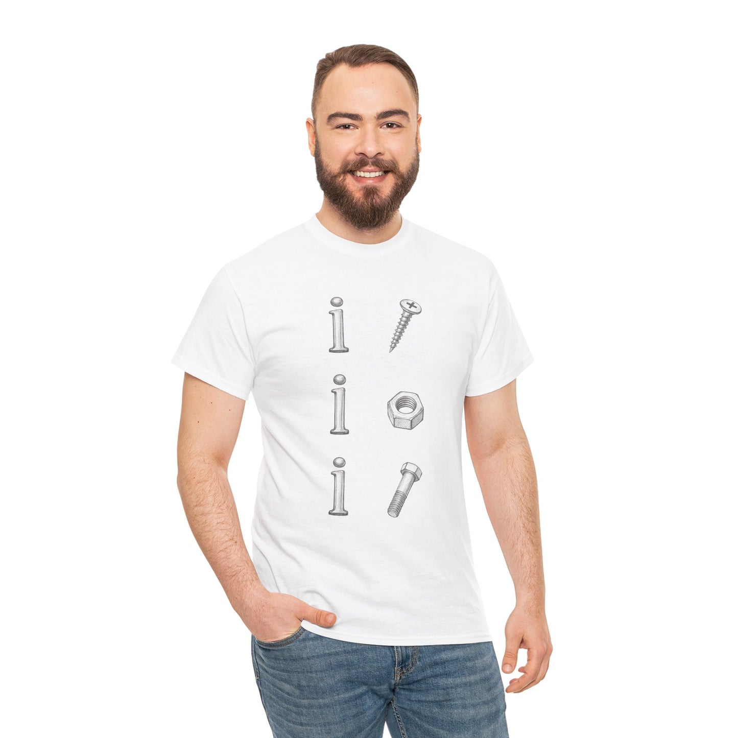 i screw, i nut, i bolt | Vintage Graphic T-shirt