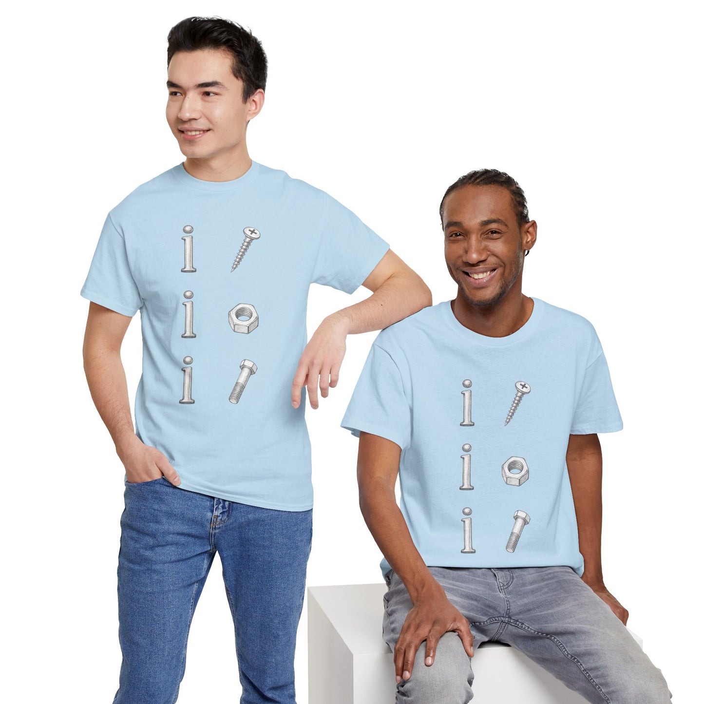 i screw, i nut, i bolt | Vintage Graphic T-shirt