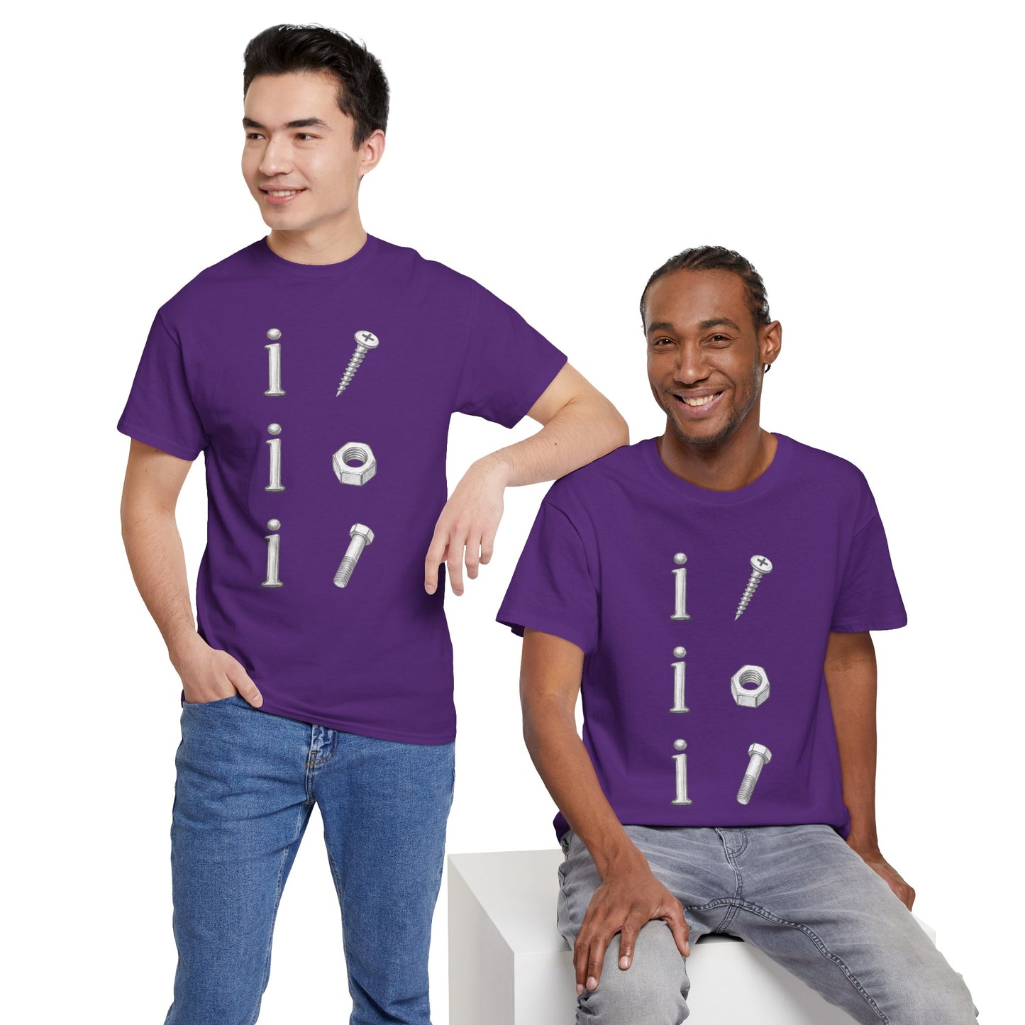 i screw, i nut, i bolt | Vintage Graphic T-shirt